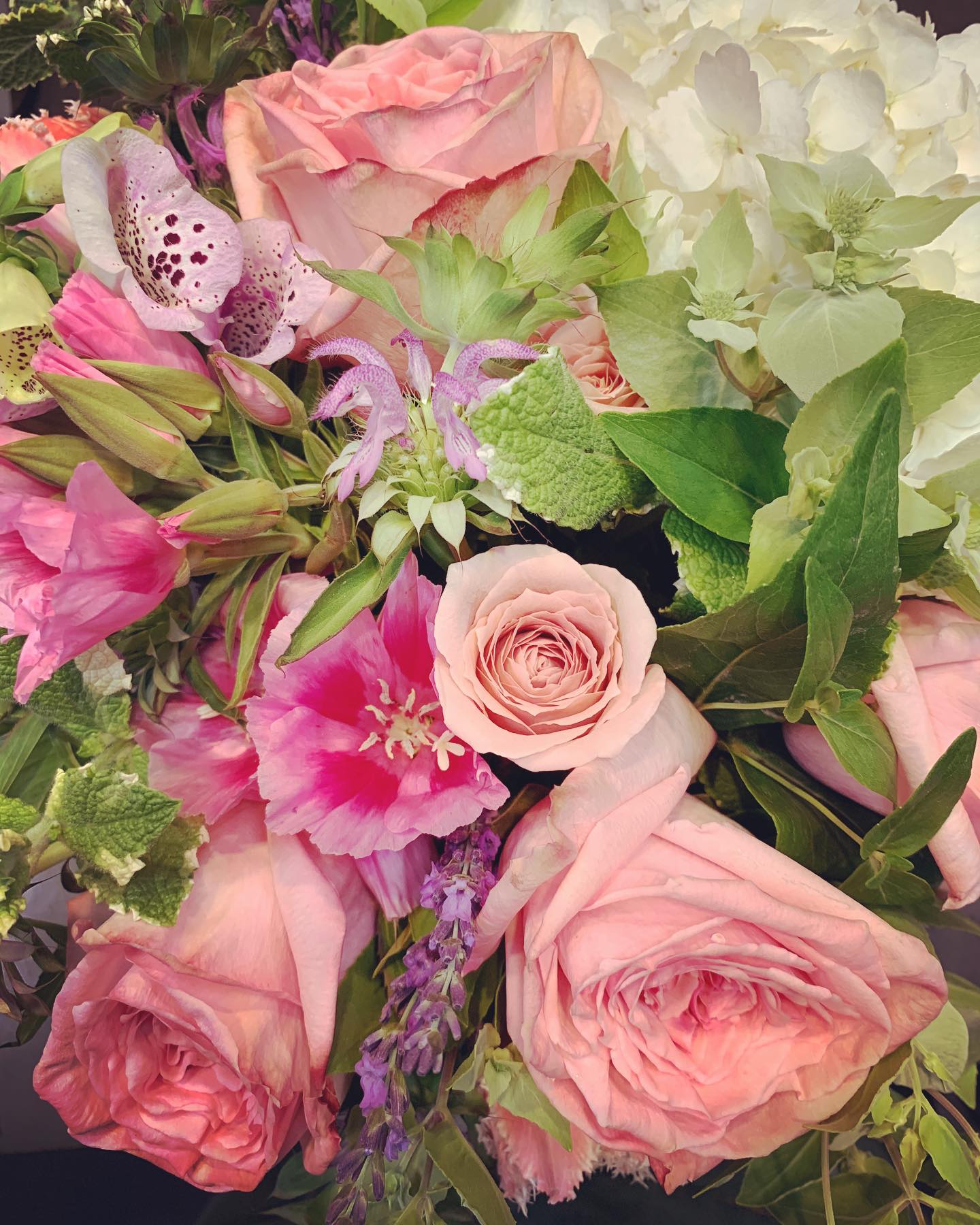 pink arrangement
